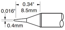 Solder Tip, Smart Heat PowerTips, STTC-145PMetcal  
